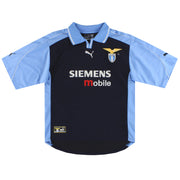 Camiseta suplente europea Puma de la Lazio 2001-02 Talla S