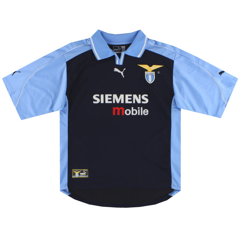 Camiseta suplente europea Puma de la Lazio 2001-02 Talla S