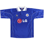 Camiseta de casa Le Coq Sportif del Leicester 2001-02 *Como nueva* XXL