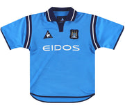 2001-02 Manchester City Le Coq Sportif Home Shirt S.Boys