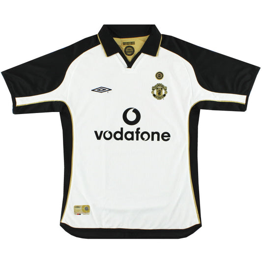 2001-02 Manchester United Umbro Centenary Reversible Away Shirt M.Boys