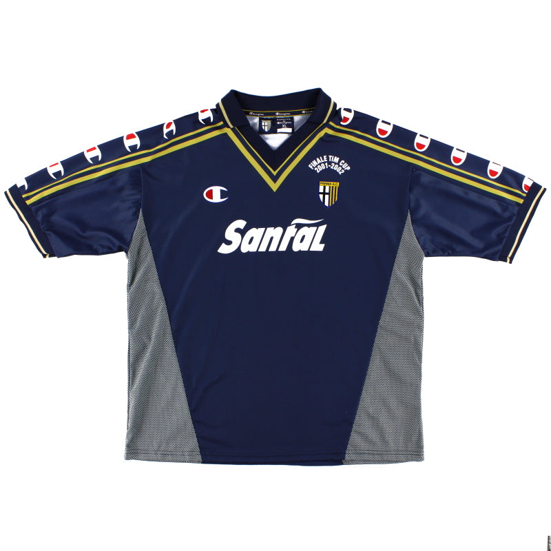 Camiseta Parma Tercera 'Finale TIM Cup' 2001-02 Talla XL