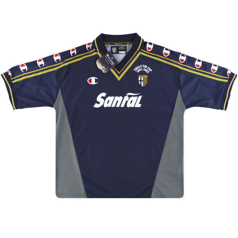 2001-02 Parma Camiseta Tercera 'Finale TIM Cup' *con etiquetas* XL