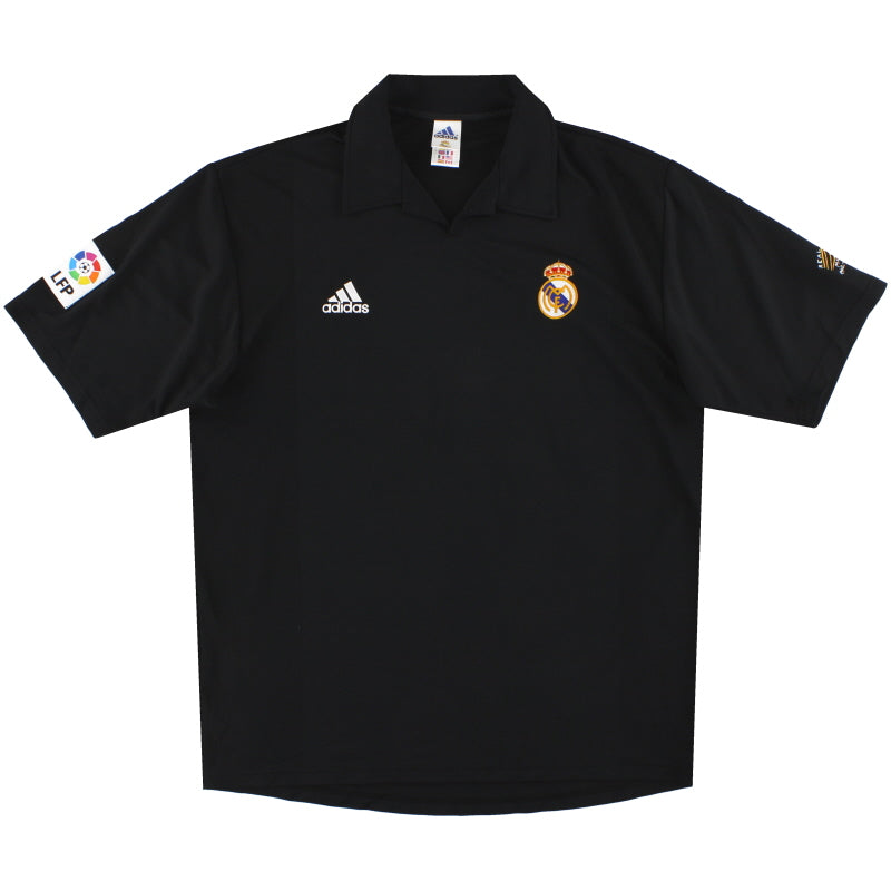 Camiseta de visitante del Real Madrid adidas 2001-02 XL