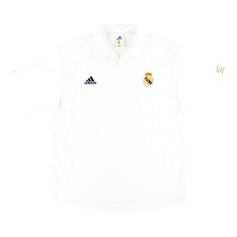 2001-02 Real Madrid adidas Camiseta Local Centenario XL