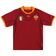 2001-02 Roma Kappa Camiseta Local XL.Niños