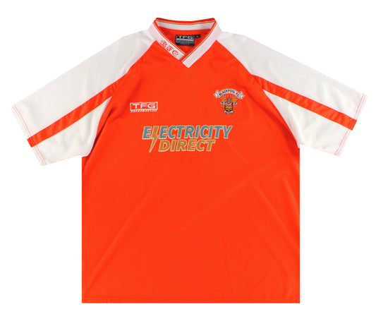 2001-02 Blackpool Home Shirt XXL