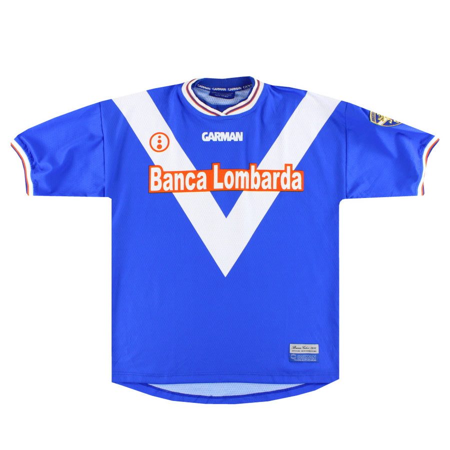 2001-02 Brescia Garman Camiseta Local #8 XL