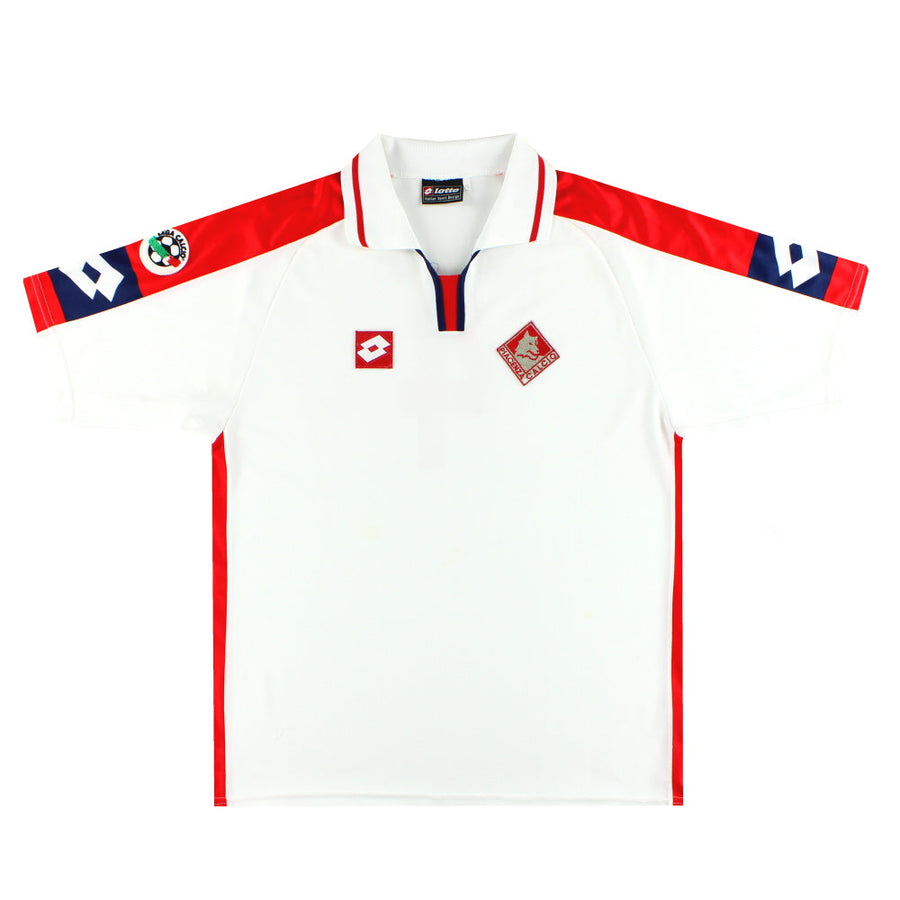 2001-02 Camiseta Piacenza Lotto Visitante #4 XL