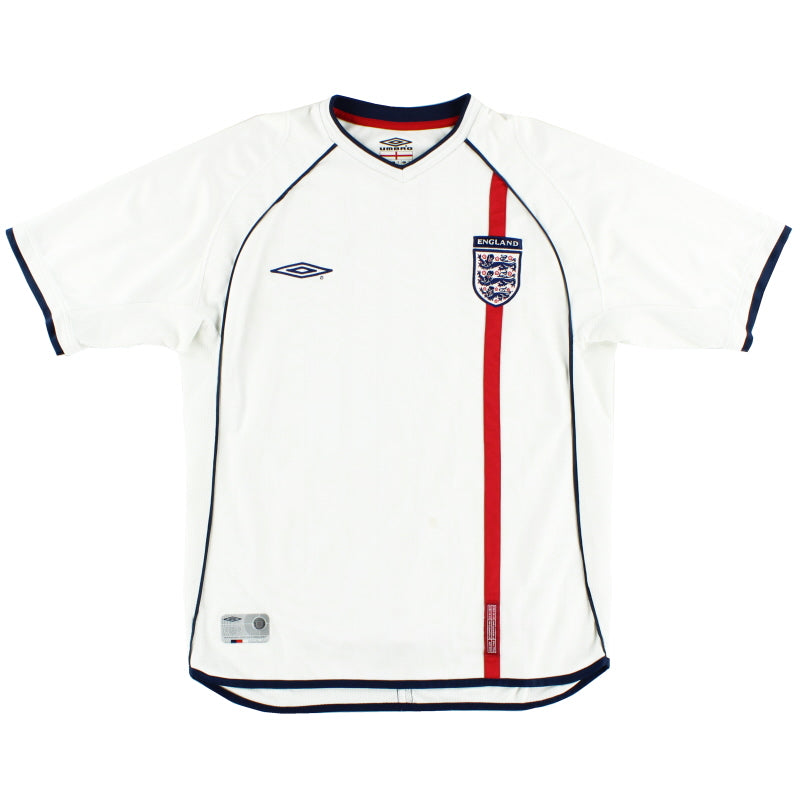 2001-03 Inglaterra Umbro Camiseta Local XL