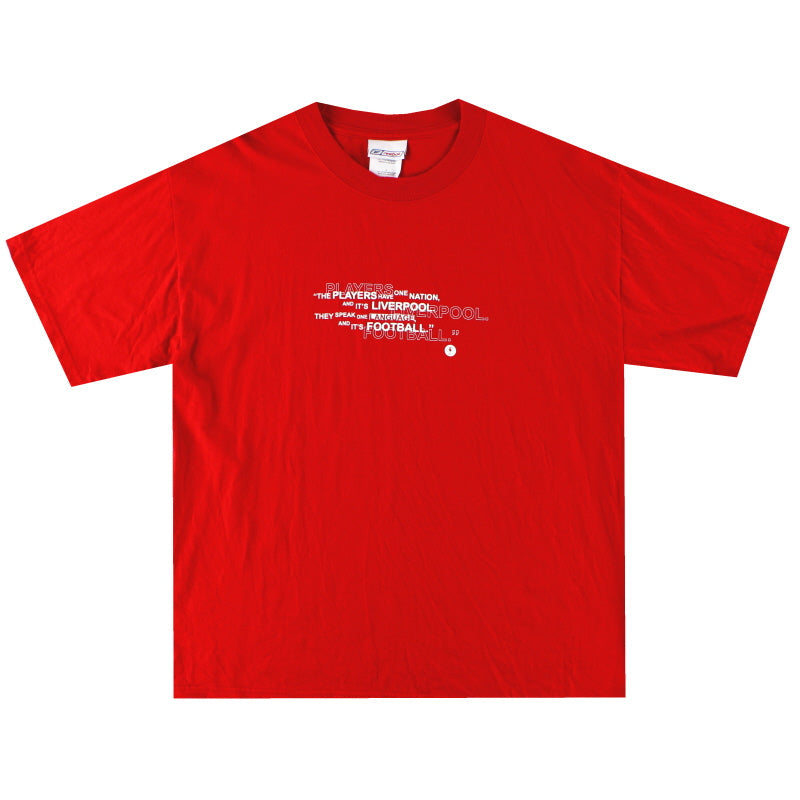2001-03 Liverpool Reebok Camiseta Gráfica 'Treble Cup' L