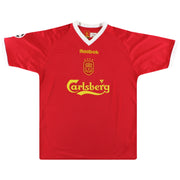 2001-03 Camiseta Europea Local Reebok Liverpool *Impecable* L
