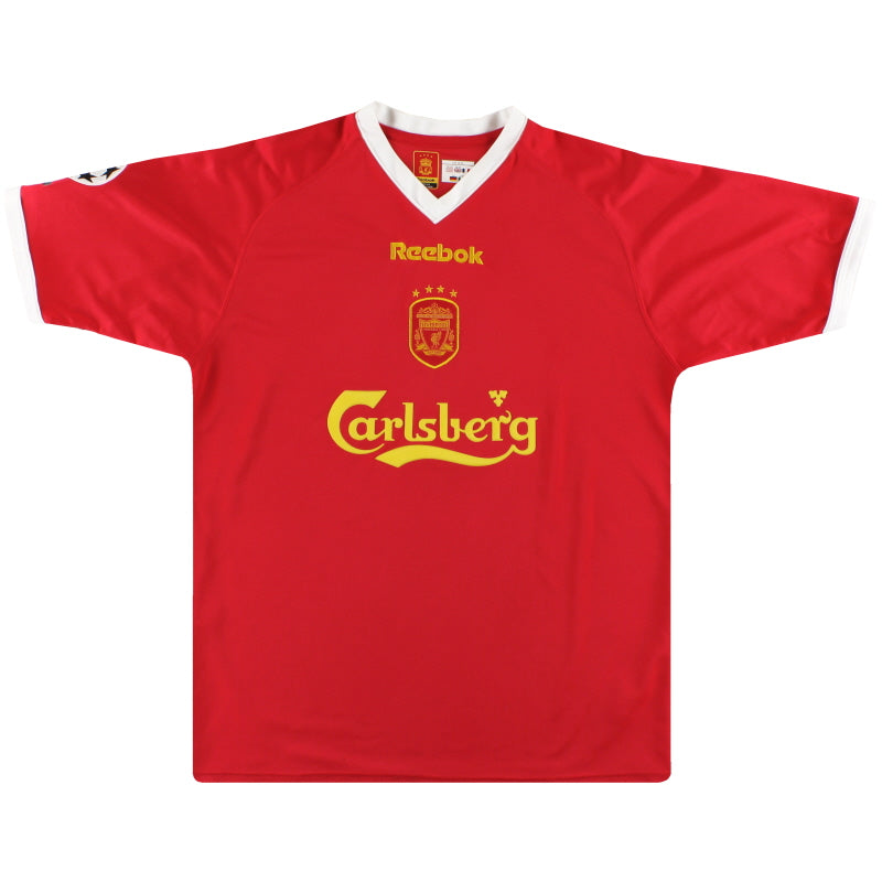 2001-03 Camiseta Europea Local Reebok Liverpool *Impecable* L