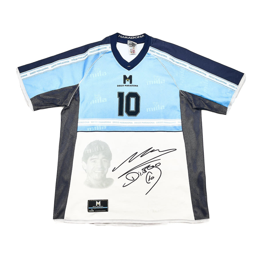 2001 Argentina Maradona #10 Camiseta Homenaje (L) DM