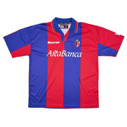 2001/02 Camiseta Local Bologna Cruz #9 (XL) Macron