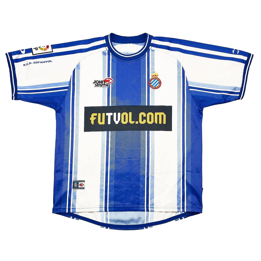 2001/02 Camiseta de Casa Espanyol (M) John Smith