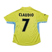 Camiseta de visitante del Lazio 2001/02 Claudio #7 (M) Puma