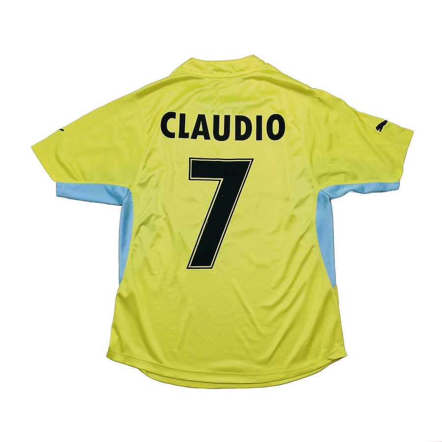 Camiseta de visitante del Lazio 2001/02 Claudio #7 (M) Puma