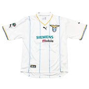 2001/02 Lazio Pancaro #15 *Emisión de Partido* Camiseta Visitante (XL) Puma