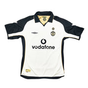 Camiseta Manchester United Beckham #7 de visitante/alternativa *Centenario* 2001/02 (M) Umbro