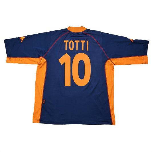 2001/02 Roma Totti #10 Third Shirt (XL) Kappa