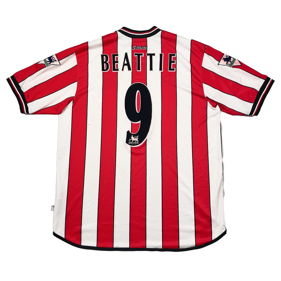 2001/02 Southampton Beattie #9 *Usada en partido vs Manchester United* Camiseta Local (XL) SFC