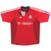 Camiseta de casa del Bayern de Múnich de 2002-03 adidas CL *A ESTRENAR EN CAJA* Talla XL
