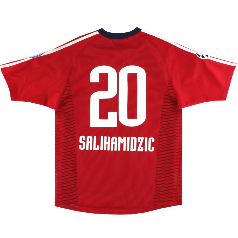 2002-03 Bayern Munich adidas camiseta de local de jugador CL Salihamidzic #20 S