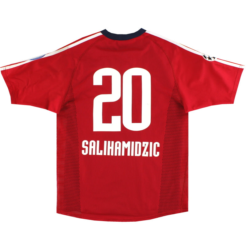 2002-03 Bayern de Múnich adidas Camiseta de jugador del CL local Salihamidzic #20 S