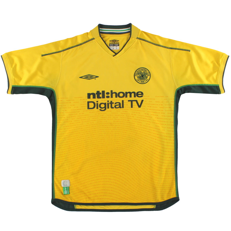 Camiseta de visitante Umbro del Celtic 2002-03 XXL