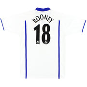 Camiseta Puma de visitante del Everton 2002-03 Rooney #18 L