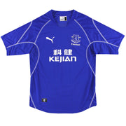 2002-03 Everton Puma Home Shirt L