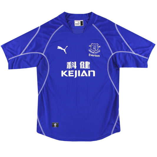 2002-03 Everton Puma Home Shirt L