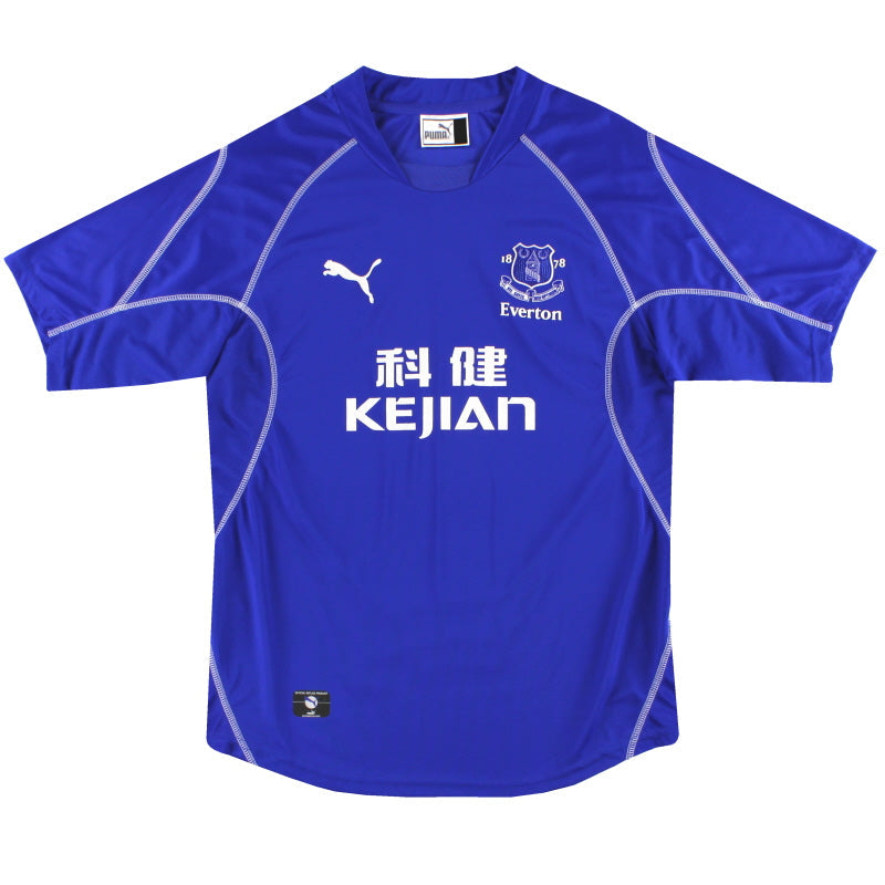 2002-03 Everton Puma Home Shirt L