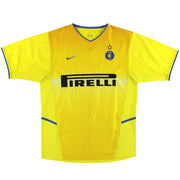 Camiseta Nike de la tercera equipación del Inter de Milán 2002-03 *Impecable* XL