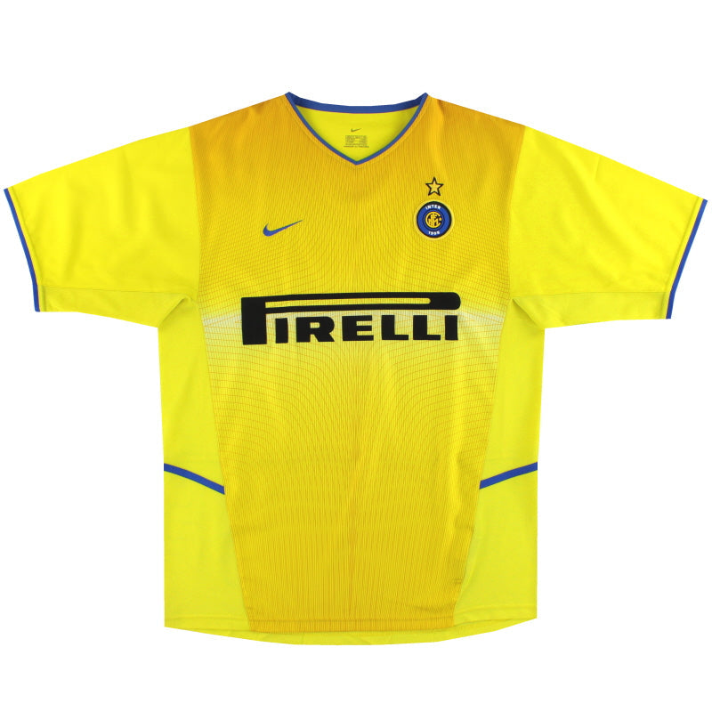 Camiseta Nike de la tercera equipación del Inter de Milán 2002-03 *Impecable* XL