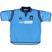 Camiseta local Le Coq Sportif del Manchester City 2002-03 Talla XL