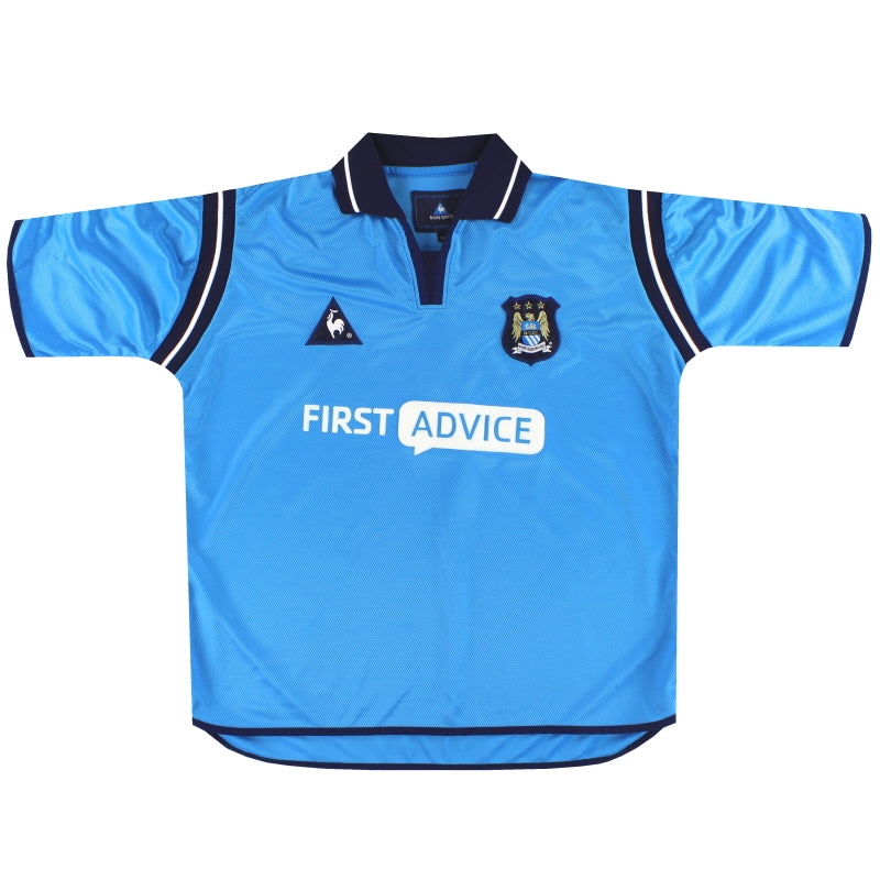 Camiseta de Local Manchester City Le Coq Sportif 2002-03 XXXL