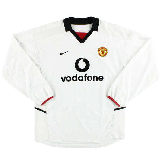 2002-03 Manchester United Nike Away Shirt L/S