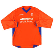 2002-03 Rangers Diadora Camiseta Visitante M/L M