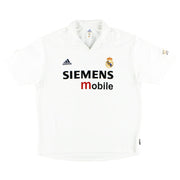2002-03 Real Madrid Centenary Home Shirt S
