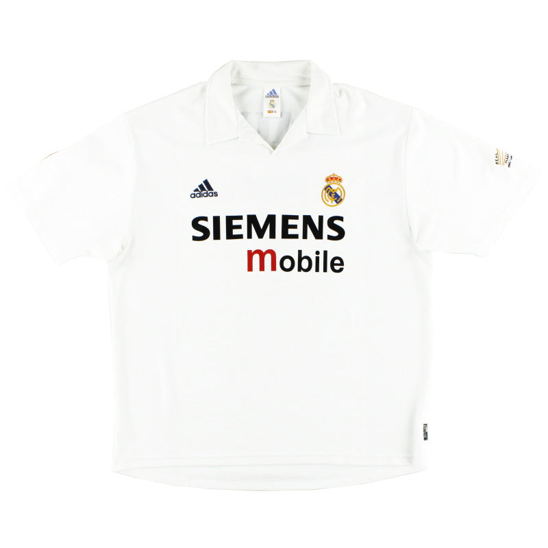 2002-03 Real Madrid Centenary Home Shirt S