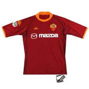 Camiseta de local Kappa Kombat Roma 2002-03 Totti *con etiquetas* XXXL
