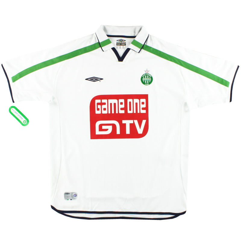 Camiseta de visitante Umbro del Saint-Étienne 2002-03 *con etiquetas* Talla XL