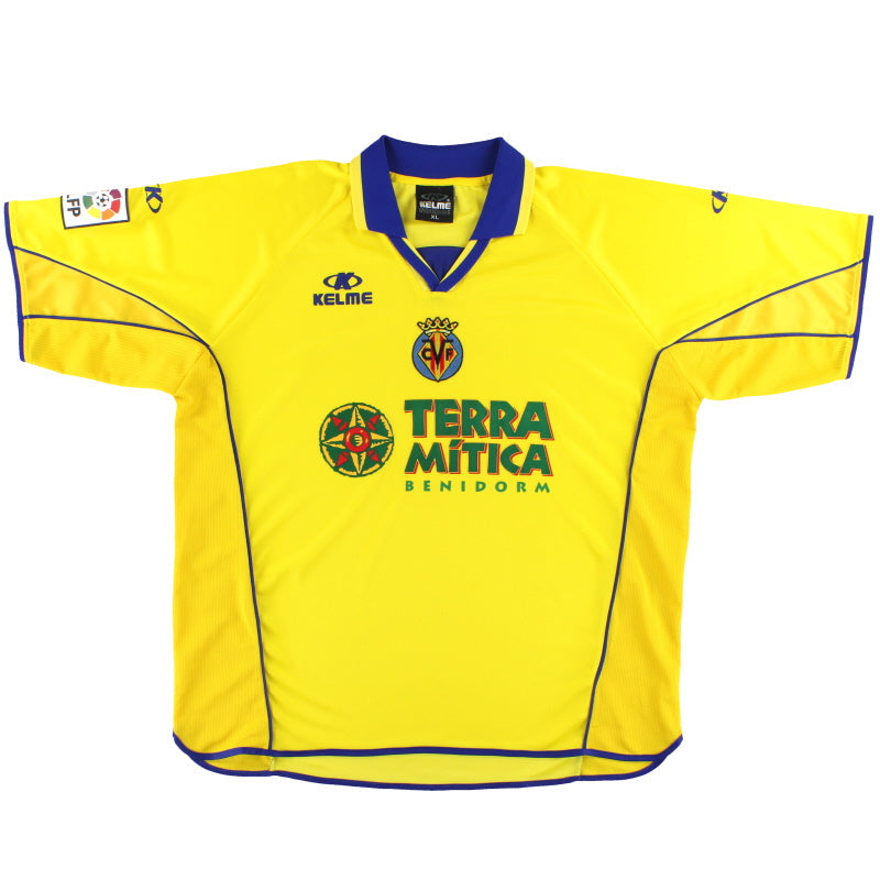 2001-03 Villarreal Kelme Home Shirt XXL