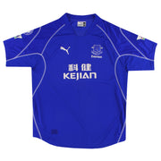 Camiseta de Local 2002-03 del Everton Puma '100 años en Primera División' *Impecable* XXL