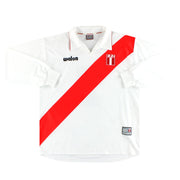 Camiseta de local Walon de Perú 2002-03 #7 manga larga *Impecable* XL