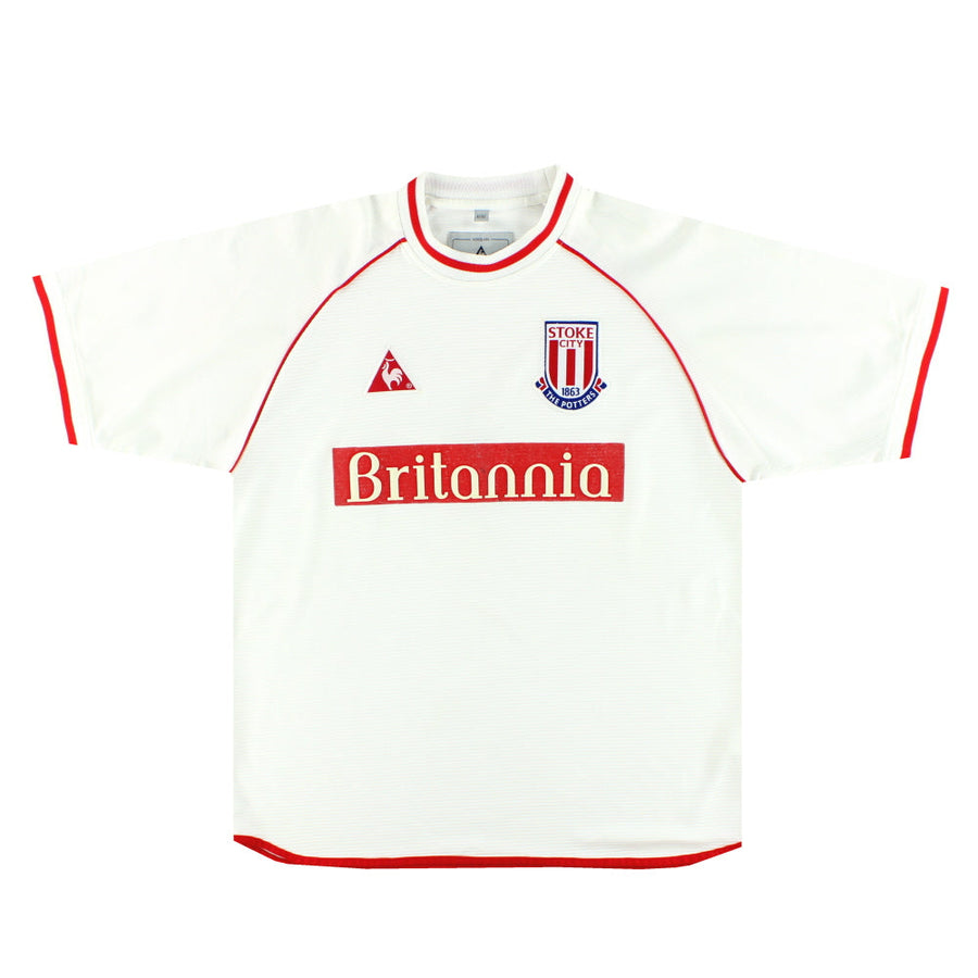 Camiseta de visitante Le Coq Sportif del Stoke City 2002-03 L