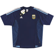 2002-04 Argentina adidas Camiseta Visitante *con etiquetas* L