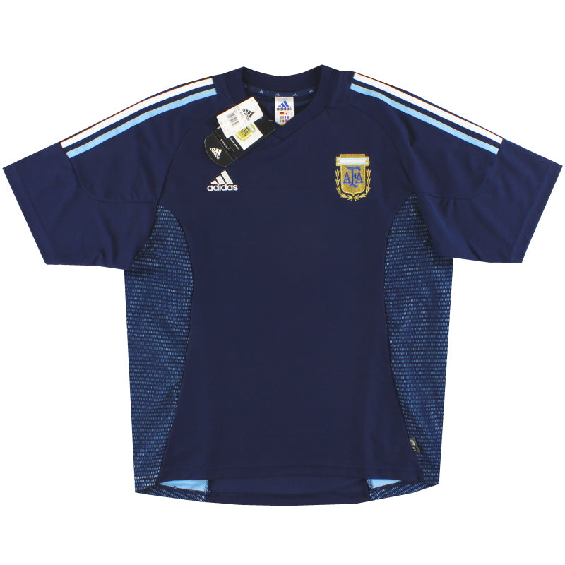2002-04 Argentina adidas Camiseta Visitante *con etiquetas* L